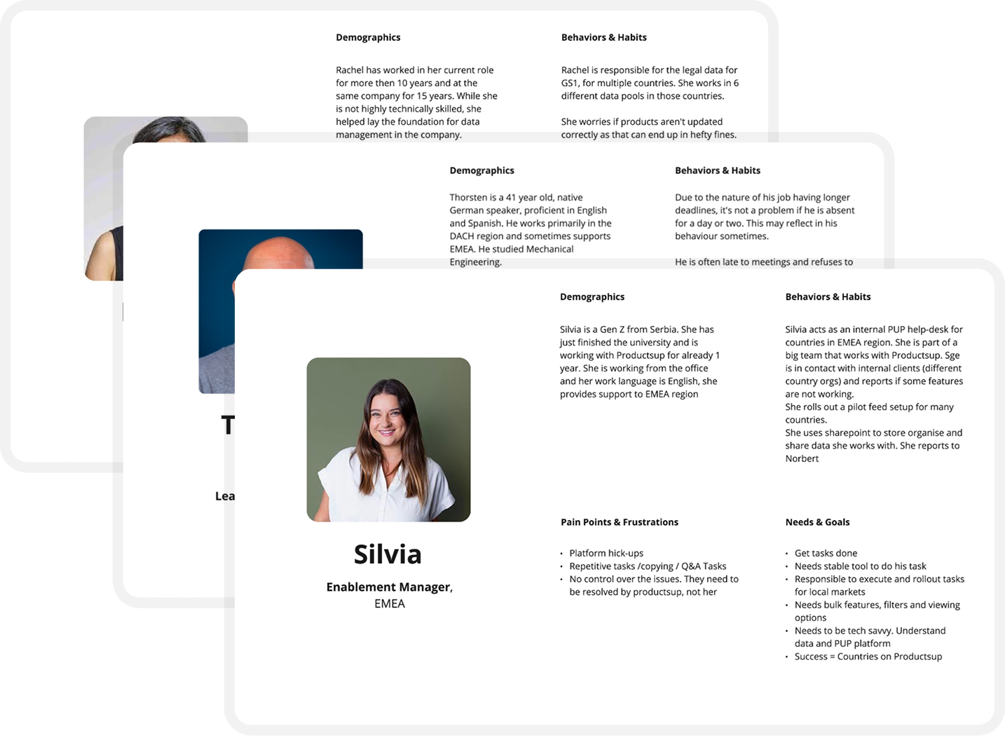 Defining the proto personas