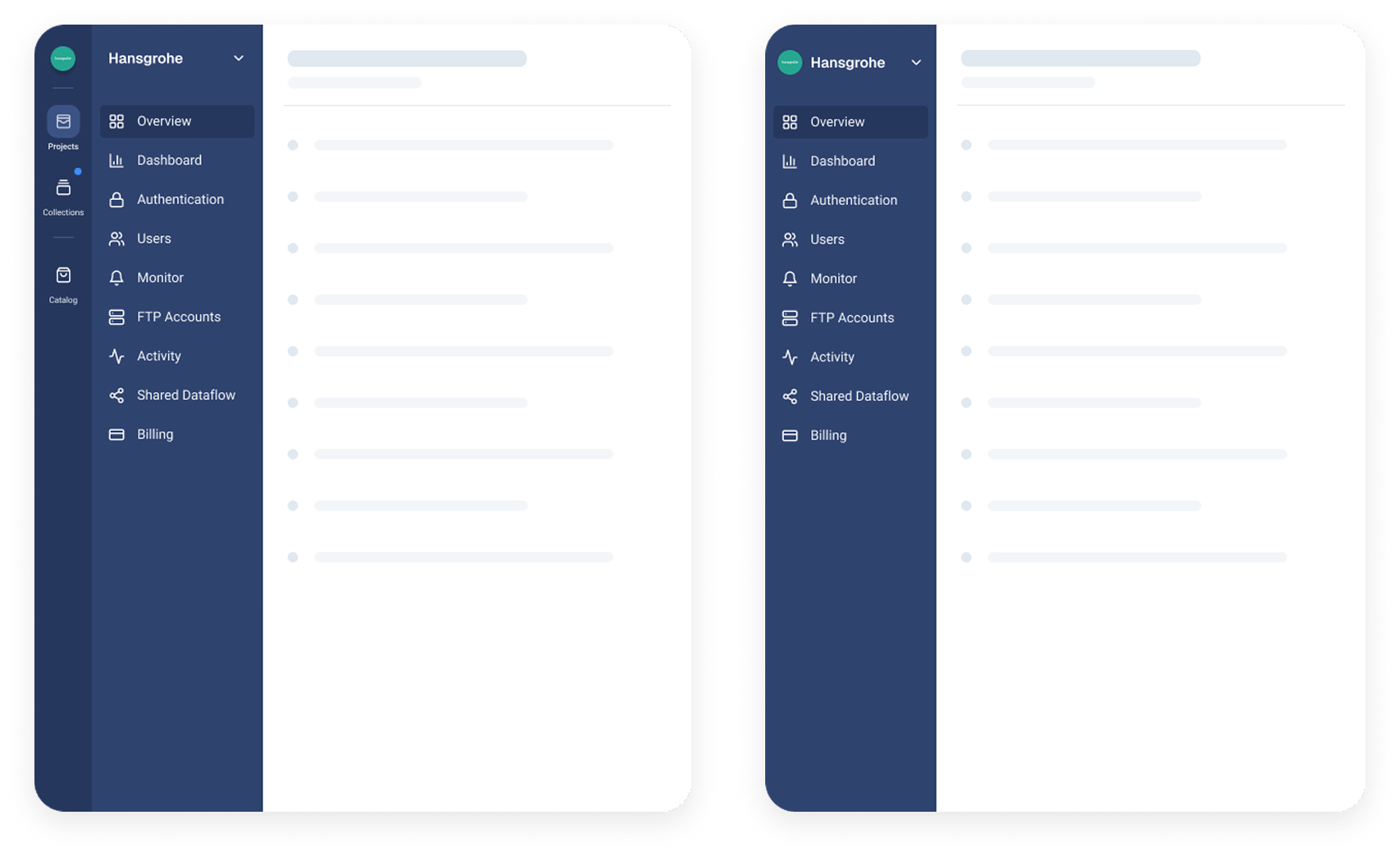 Dual access: app switcher present
