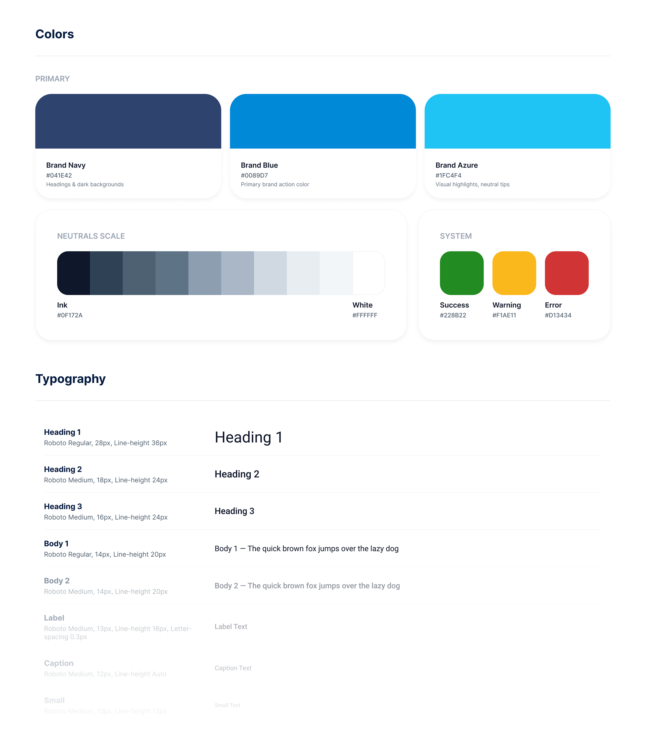 One consolidated design system