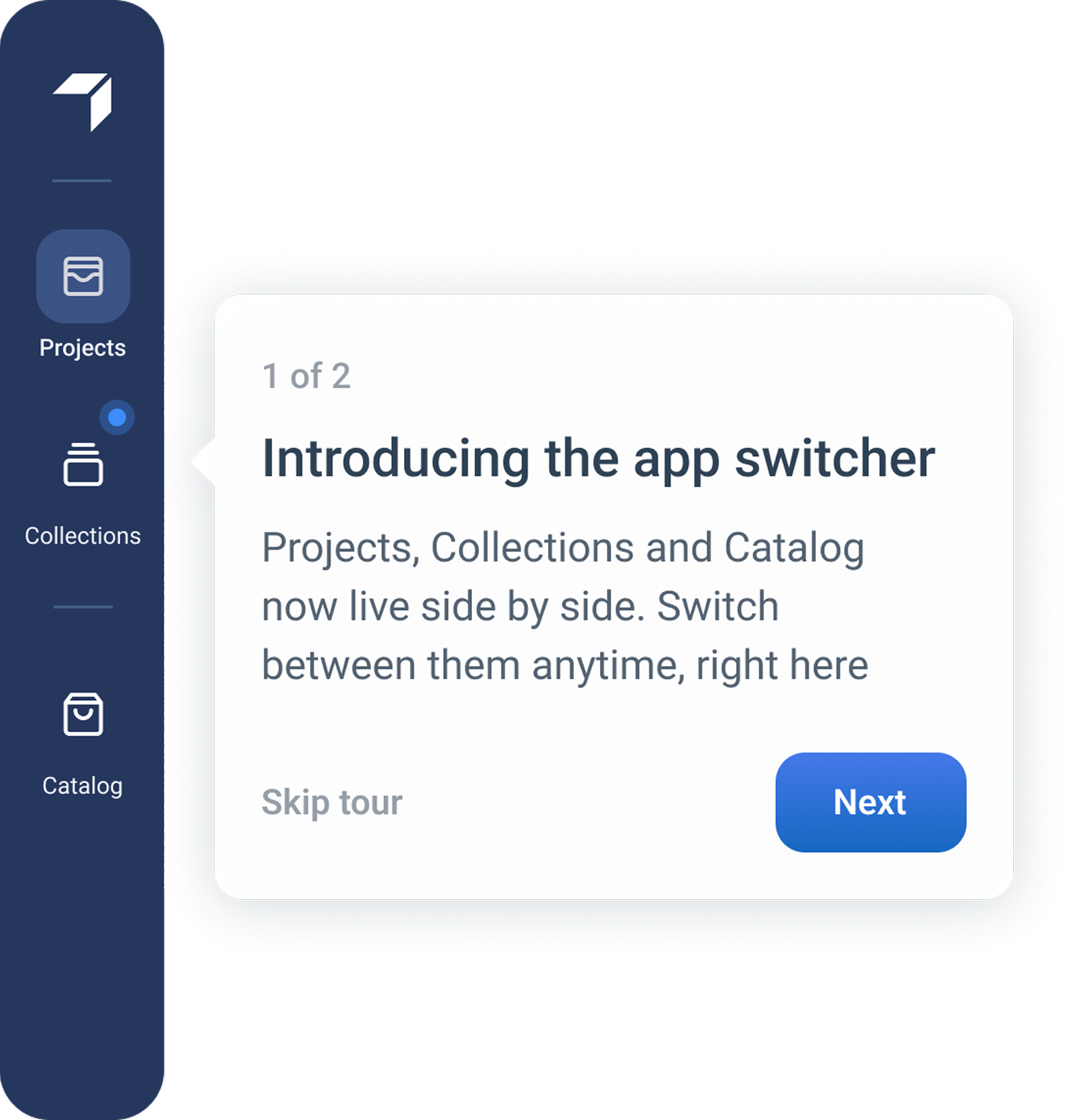 Guided onboarding tooltips